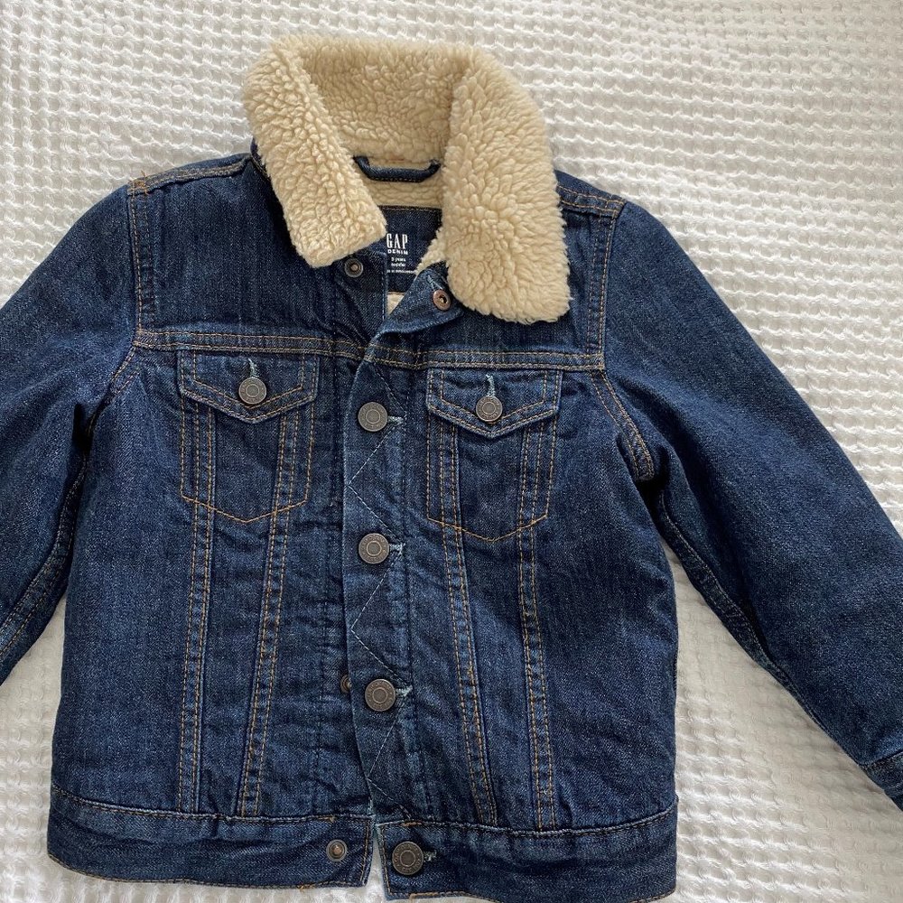 Gap 3YR Sherpa Lined Jean Jacket